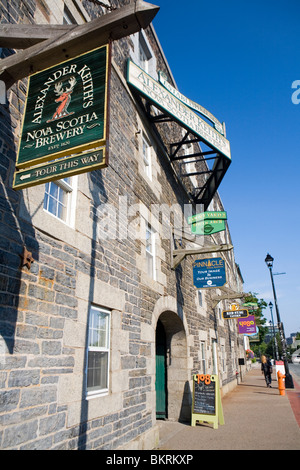 L'entrée de la Nouvelle-Écosse de la Alexander Keith's Brewery, l'une des plus anciennes brasseries Banque D'Images