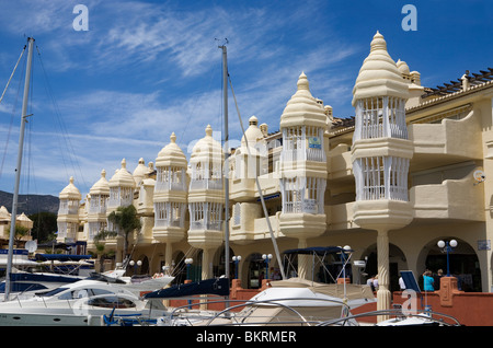 La marina de Benalmadena, Costa del Sol, Andalousie, Espagne, Europe Banque D'Images