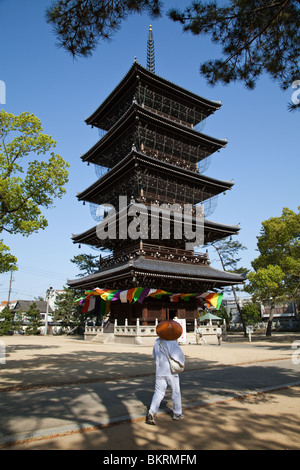 Zentsuji Temple Pagoda Banque D'Images