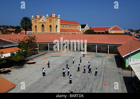 Willemstad, Curaçao, l'école primaire Banque D'Images