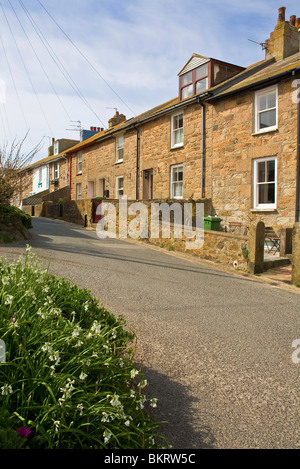 Cottages de pêcheurs et de maisons de vacances à St Ives Cornwall Banque D'Images