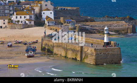 Front de mer de St Ives Cornwall Banque D'Images