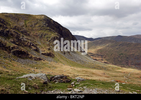 Harter est tombé de col Gatesgarth, Mardale, Cumbria. Banque D'Images