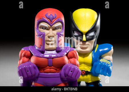 Close up de super-héros Marvel toys squirter Banque D'Images