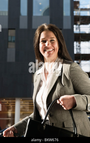 femme d'affaires en déplacement Banque D'Images