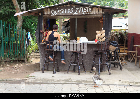 Food, Catarina, un village qui est l'un des Los Pueblos Blancos, au Nicaragua, en Amérique centrale Banque D'Images