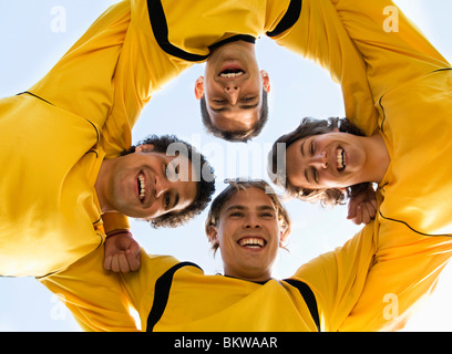 Footballguys dans un anneau Banque D'Images