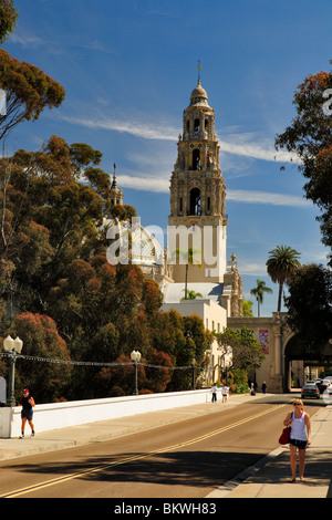 California building (Musée de l'homme) dans Park-San Balboa Diego, Californie, USA. Banque D'Images