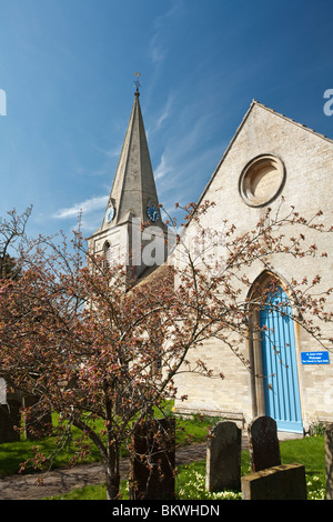 L'église paroissiale de Saint Jacques en Aston, Oxfordshire, UK Banque D'Images