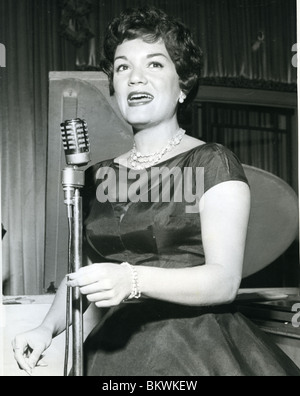 CONNIE FRANCIS - chanteuse pop US Banque D'Images