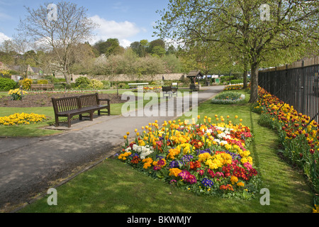 Friary Gardens, Richmond, North Yorkshire Banque D'Images