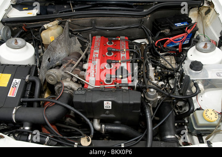 1986 Ford Sierra RS Cosworth engine Banque D'Images