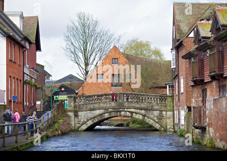 La ville de Winchester Mill Banque D'Images