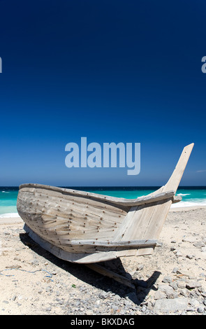Bateau de pêche traditionnel de la côte d'Oman, Musandam, Banque D'Images