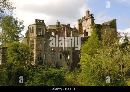 Ruines de Guy's House Cliffe, Warwick, Warwickshire, England, UK Banque D'Images