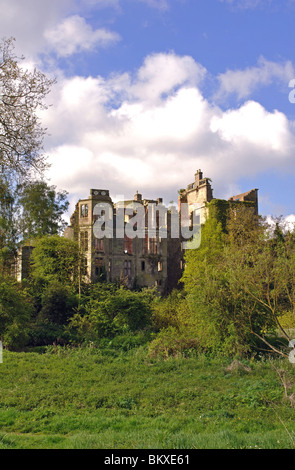 Ruines de Guy's House Cliffe, Warwick, Warwickshire, England, UK Banque D'Images