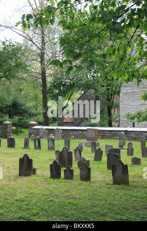 Le cimetière en Ephrata Cloisters, dans le comté de Lancaster, PA. Banque D'Images