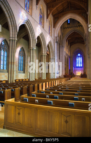 Intérieur de la cathédrale de Swedenborgian, Bryn Athyn, New York USA Banque D'Images