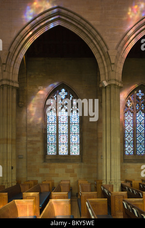 Intérieur de la cathédrale de Swedenborgian, Bryn Athyn, New York USA Banque D'Images