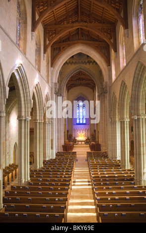 Intérieur de la cathédrale de Swedenborgian, Bryn Athyn, New York USA Banque D'Images