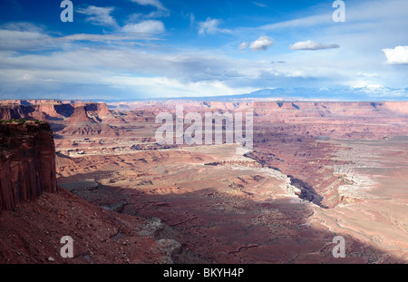 Buck Canyon Overlook, Canyonlands National Park, les îles dans le ciel, Moab, Utah, USA Banque D'Images