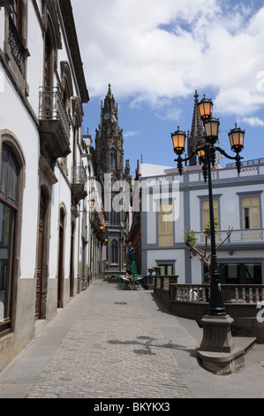 Ville historique Arucas, Grand île des Canaries, Espagne Banque D'Images