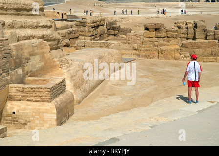 Le grand Sphinx de Gizeh, Egypte Banque D'Images