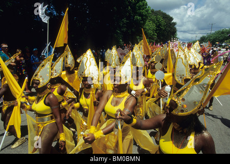 Grand Kadooment Day Parade, Crop-Over Festival, Bridgetown, Barbade, Caraïbes Banque D'Images