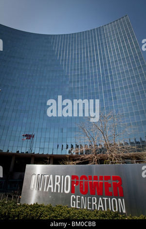 Siège de l'Ontario Power Generation est vu à Toronto Banque D'Images