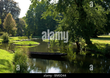 Motifs de château Branitz, Fuerst Pueckler Park près de Cottbus, Brandebourg, Allemagne, Europe Banque D'Images