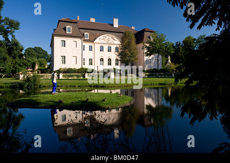 Dans le parc du château Branitz, Fuerst Pueckler Park près de Cottbus, Brandebourg, Allemagne, Europe Banque D'Images