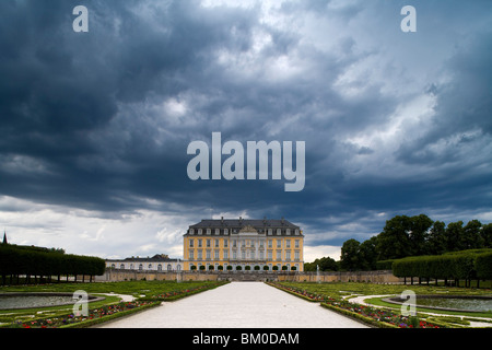 Augustusburg palace, Bruehl, Rhénanie-du-Nordwestphalie, Allemagne, Europe, l'UNESCO patrimoine culturel mondial Banque D'Images