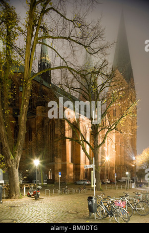 Eglise St Mary, Marienkirche, ville hanséatique de Lübeck, Schleswig-Holstein, Allemagne, Europe, patrimoine culturel mondial de l'UNESCO Banque D'Images