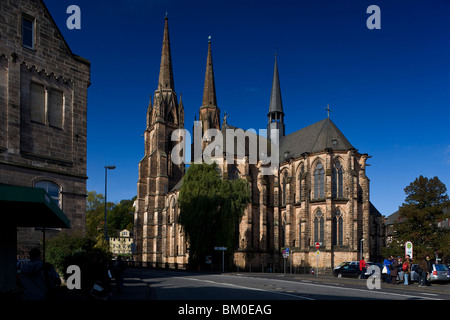 Elisabeth église de Marburg, Hesse, Germany, Europe Banque D'Images