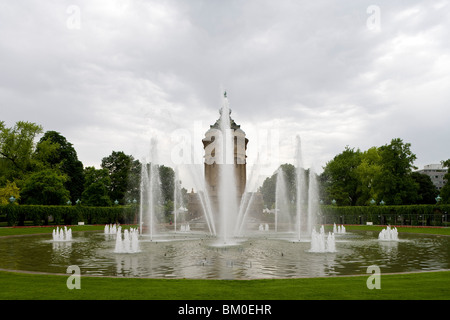 Tour de l'eau à Mannheim, Bade-Wurtemberg, Allemagne, Europe Banque D'Images