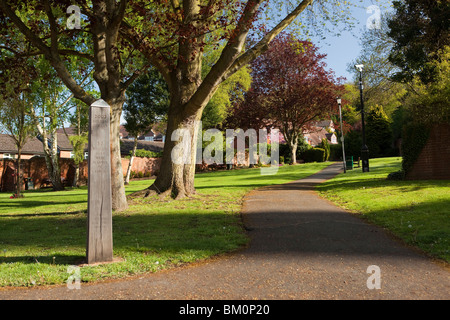 Royaume-uni, Angleterre, Herefordshire, Ledbury, Parc Public Banque D'Images