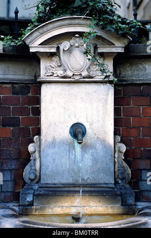 Fontaine publique, Zurich Banque D'Images