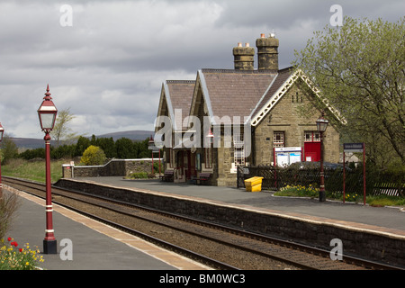 Horton-In-Ribblesdale Gare, Yorkshire Dales England Banque D'Images