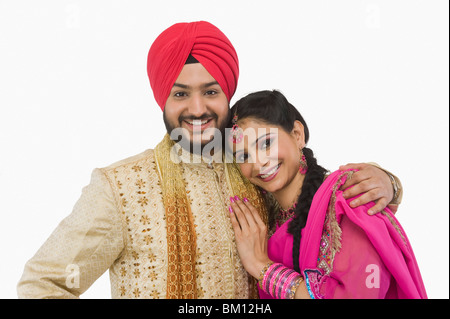 Couple Sikh Banque D'Images