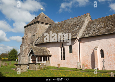 Royaume-uni, Angleterre, Herefordshire, Kempley, St Mary's, l'ancienne église, construite autour de 1075 par Hugh de Lacy Banque D'Images