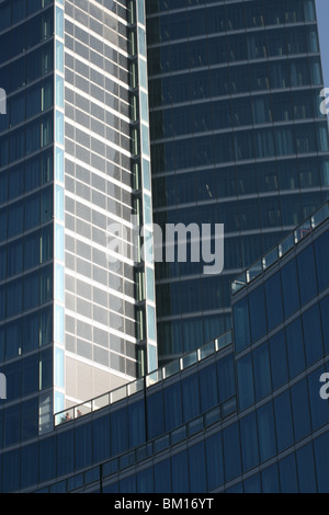 Détail, Palazzo della Regione nouveau bâtiment, conçu par Pei Cobb Freed & Partners, Milan, Lombardie, Italie, Europe Banque D'Images