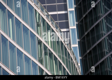 Détail, Palazzo della Regione nouveau bâtiment, conçu par Pei Cobb Freed & Partners, Milan, Lombardie, Italie, Europe Banque D'Images
