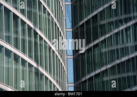 Détail, Palazzo della Regione nouveau bâtiment, conçu par Pei Cobb Freed & Partners, Milan, Lombardie, Italie, Europe Banque D'Images