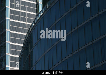 Détail, Palazzo della Regione nouveau bâtiment, conçu par Pei Cobb Freed & Partners, Milan, Lombardie, Italie, Europe Banque D'Images