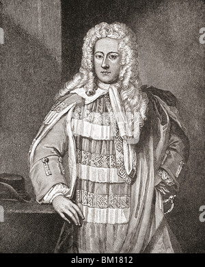 Henry St John, vicomte Bolingbroke, 1678 à 1751. Homme politique et philosophe anglais. Banque D'Images