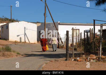 Balade dans les rues de Zolani Banque D'Images