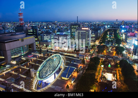 Oasis 21 et sur les toits de la ville, la ville de Nagoya, préfecture de Gifu, Japon, Asie Banque D'Images