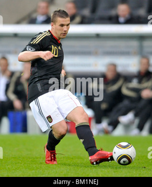 Joueurs de football national allemand Lukas Podolski Banque D'Images