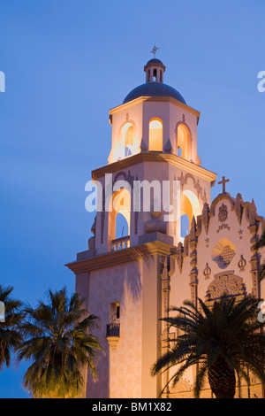 La Cathédrale de Saint Augustin, Tucson, Arizona, États-Unis d'Amérique, Amérique du Nord Banque D'Images