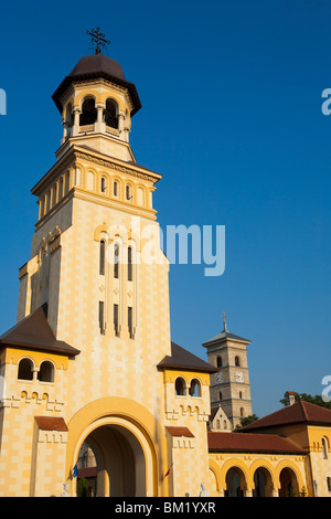 La Cathédrale Orthodoxe, La Citadelle Alba Carolina, Alba Iulia, Roumanie, Europe Banque D'Images